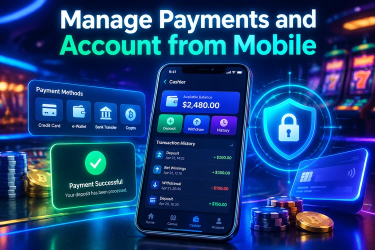 Manage Payments and Account from Mobile